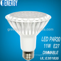 O diodo emissor de luz 10w rgbw 10w dimmable do fabricante superior superior conduziu a luz da paridade com o UL TUV de Energystar aprovado